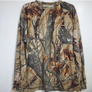 Outfitters Ridge  Mens Large Long Sleeve Camo Shirt  Hunting Outdoors